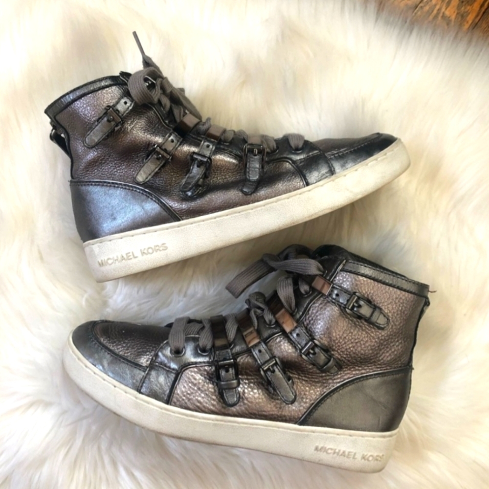 Michael Kors Kimberly Buckle High Tops Sneakers